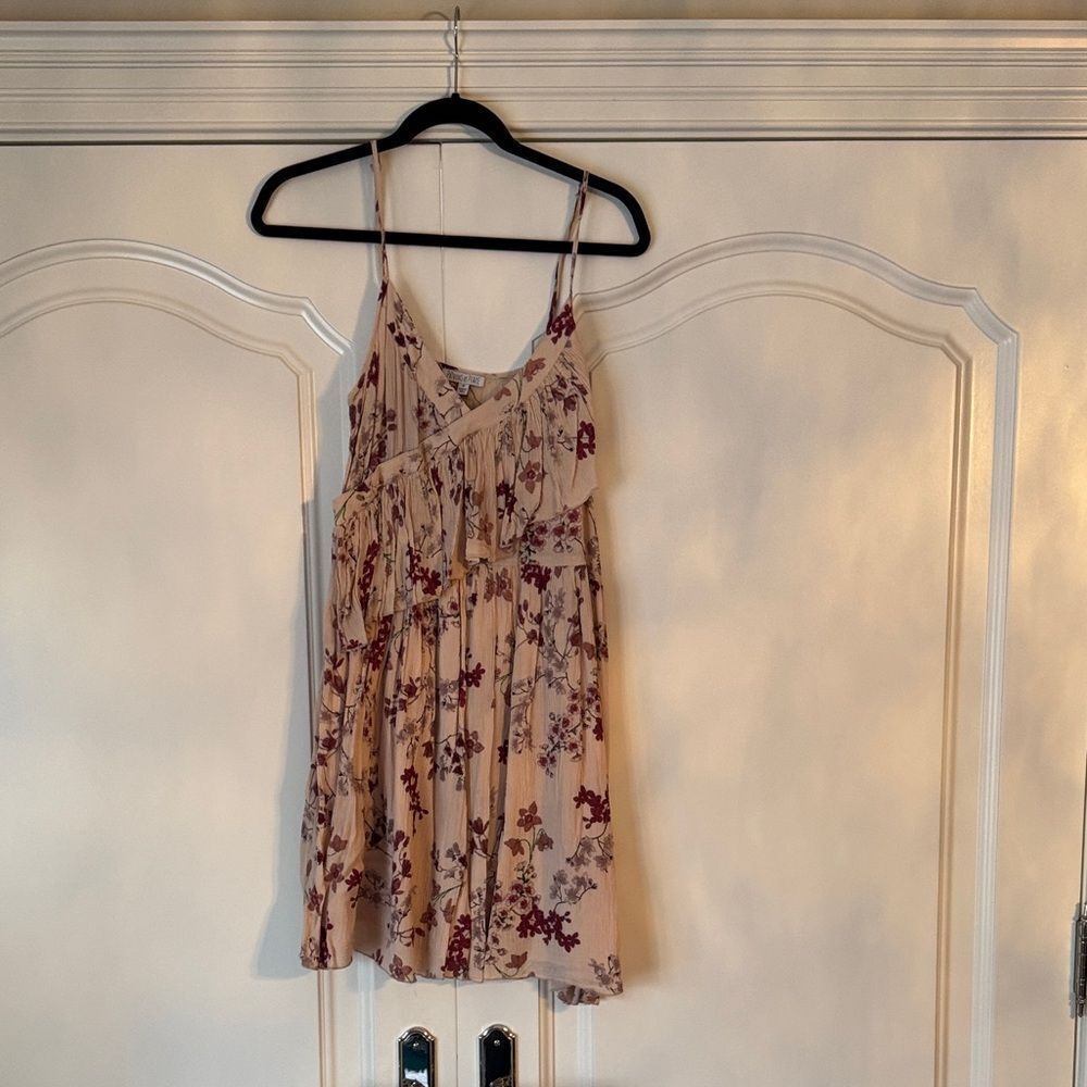 Patrons of Peace Floral Dress with Spaghetti Straps